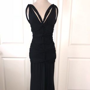 Vera Wang column full length dress